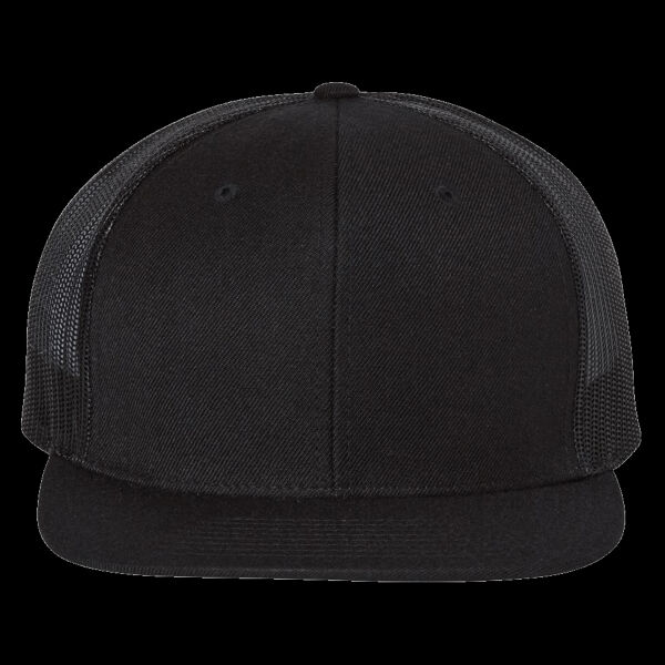 Wool Blend Flat Bill Trucker Cap Thumbnail