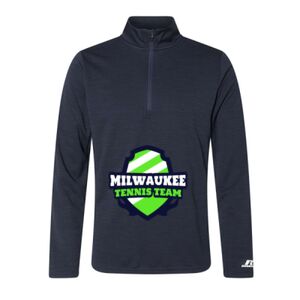 Men's Striated Quarter-Zip Pullover Thumbnail