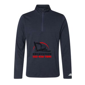 Men's Striated Quarter-Zip Pullover Thumbnail