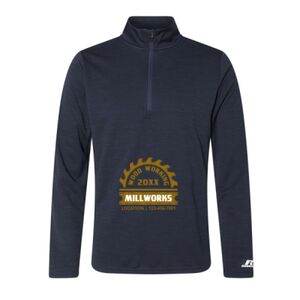 Men's Striated Quarter-Zip Pullover Thumbnail