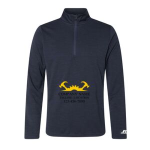Men's Striated Quarter-Zip Pullover Thumbnail