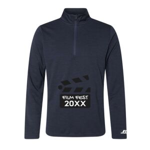 Men's Striated Quarter-Zip Pullover Thumbnail