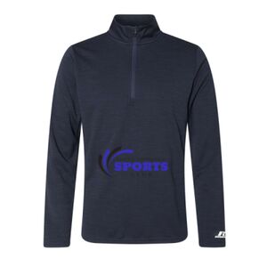 Men's Striated Quarter-Zip Pullover Thumbnail