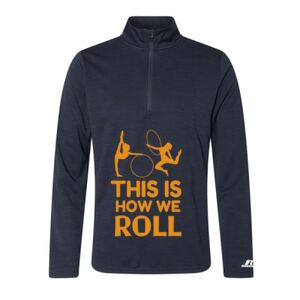 Men's Striated Quarter-Zip Pullover Thumbnail