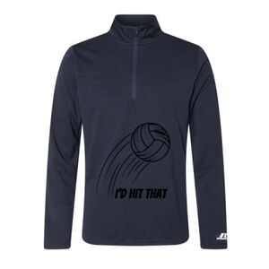 Men's Striated Quarter-Zip Pullover Thumbnail