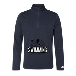 Men's Striated Quarter-Zip Pullover Thumbnail