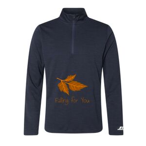 Men's Striated Quarter-Zip Pullover Thumbnail