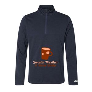 Men's Striated Quarter-Zip Pullover Thumbnail