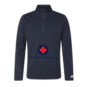 Men's Striated Quarter-Zip Pullover Thumbnail