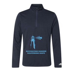 Men's Striated Quarter-Zip Pullover Thumbnail
