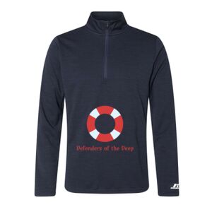 Men's Striated Quarter-Zip Pullover Thumbnail