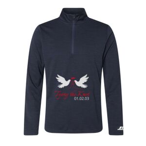 Men's Striated Quarter-Zip Pullover Thumbnail