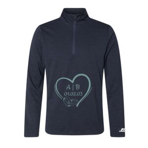 Men's Striated Quarter-Zip Pullover Thumbnail