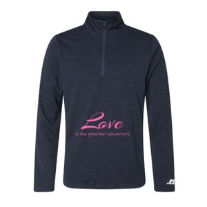 Men's Striated Quarter-Zip Pullover Thumbnail