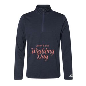 Men's Striated Quarter-Zip Pullover Thumbnail