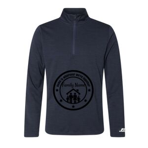 Men's Striated Quarter-Zip Pullover Thumbnail