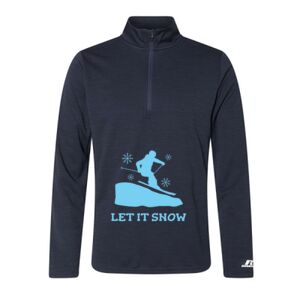 Men's Striated Quarter-Zip Pullover Thumbnail