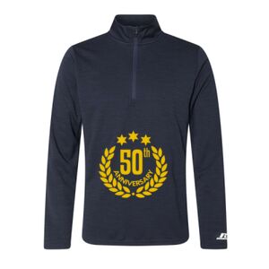 Men's Striated Quarter-Zip Pullover Thumbnail