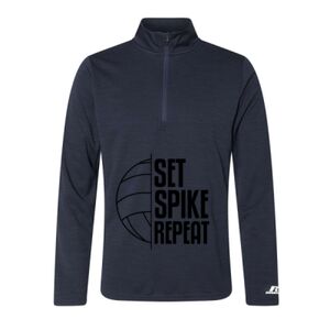 Men's Striated Quarter-Zip Pullover Thumbnail