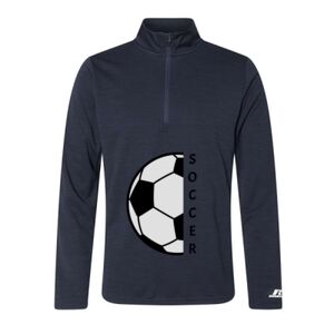 Men's Striated Quarter-Zip Pullover Thumbnail