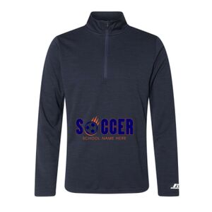 Men's Striated Quarter-Zip Pullover Thumbnail