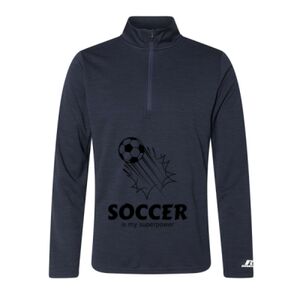 Men's Striated Quarter-Zip Pullover Thumbnail