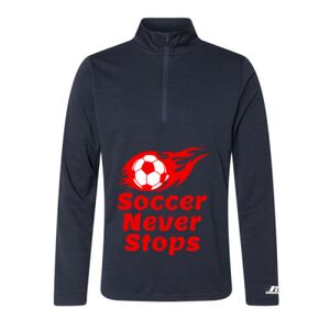 Men's Striated Quarter-Zip Pullover Thumbnail