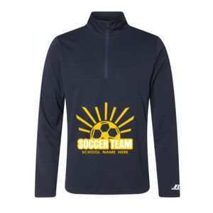 Men's Striated Quarter-Zip Pullover Thumbnail