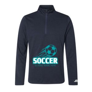 Men's Striated Quarter-Zip Pullover Thumbnail