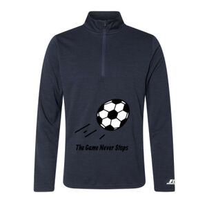 Men's Striated Quarter-Zip Pullover Thumbnail