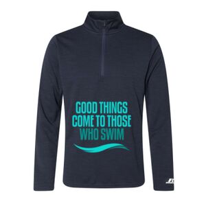 Men's Striated Quarter-Zip Pullover Thumbnail