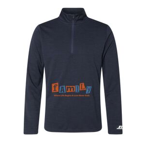 Men's Striated Quarter-Zip Pullover Thumbnail