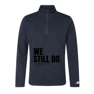 Men's Striated Quarter-Zip Pullover Thumbnail