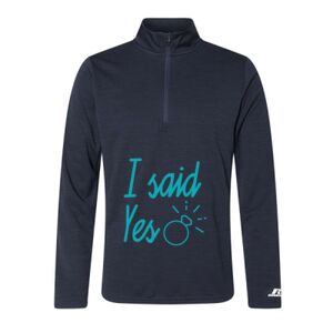 Men's Striated Quarter-Zip Pullover Thumbnail