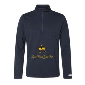 Men's Striated Quarter-Zip Pullover Thumbnail