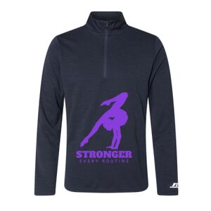 Men's Striated Quarter-Zip Pullover Thumbnail