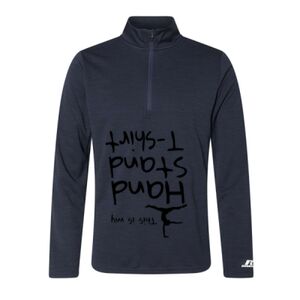 Men's Striated Quarter-Zip Pullover Thumbnail