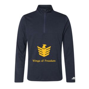 Men's Striated Quarter-Zip Pullover Thumbnail