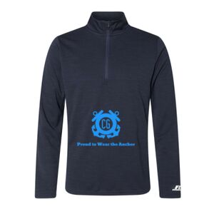 Men's Striated Quarter-Zip Pullover Thumbnail