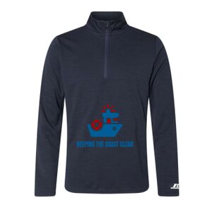 Men's Striated Quarter-Zip Pullover Thumbnail