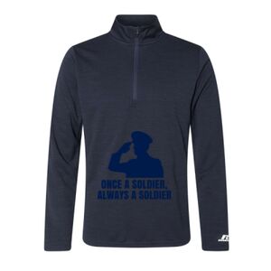 Men's Striated Quarter-Zip Pullover Thumbnail