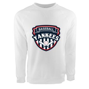 Unisex Laguna Raglan Crewneck Sweatshirt Thumbnail