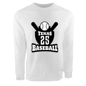 Unisex Laguna Raglan Crewneck Sweatshirt Thumbnail