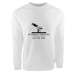 Unisex Laguna Raglan Crewneck Sweatshirt Thumbnail