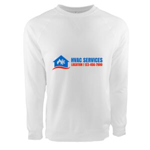Unisex Laguna Raglan Crewneck Sweatshirt Thumbnail