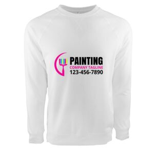 Unisex Laguna Raglan Crewneck Sweatshirt Thumbnail