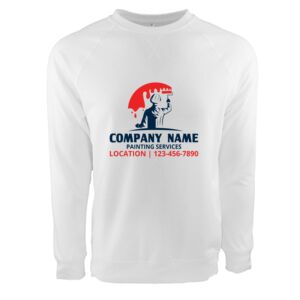 Unisex Laguna Raglan Crewneck Sweatshirt Thumbnail