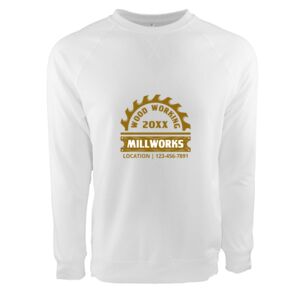 Unisex Laguna Raglan Crewneck Sweatshirt Thumbnail