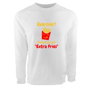 Unisex Laguna Raglan Crewneck Sweatshirt Thumbnail