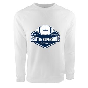 Unisex Laguna Raglan Crewneck Sweatshirt Thumbnail